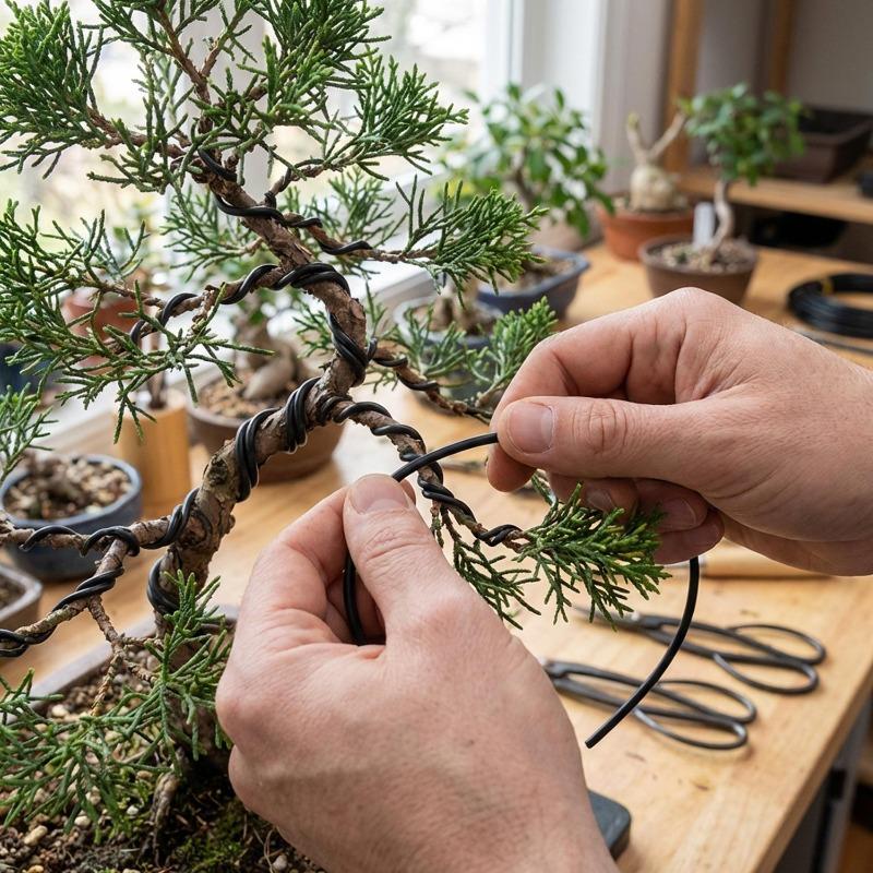 Aluminum Bonsai Wire Rolls for Tree Shaping and Branch Training Soft Metal Plant Support Fixing Strings for Garden DIY Crafts