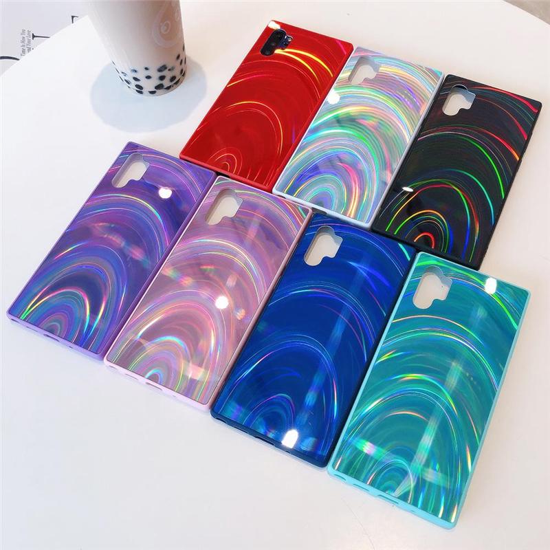 Для Samsung Galaxy A51 A71 чехол 3D радужный блеск мягкий чехол для Samsung A10 A20 A30 A50 A70 A10S A20S A30S A50S голографическая призма лазерный чехол для телефона