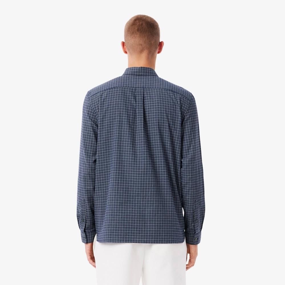 [Lacoste] Men's Flannel Window Check Shirt CH8535-55NHHW