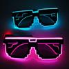 Очки Барные принадлежности Мозаичные очки Светящиеся солнцезащитные очки Светодиодные светящиеся очки Светодиодные светящиеся очки