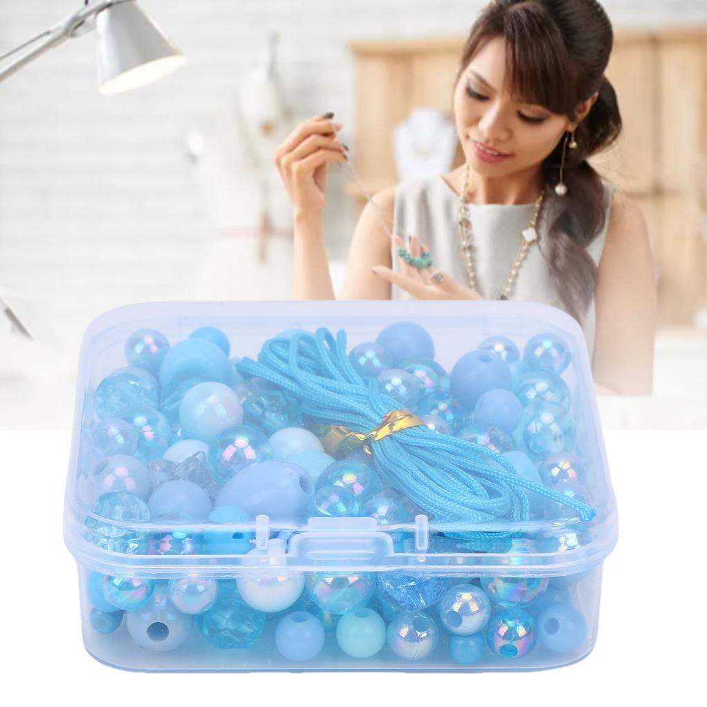 Смешанные бусины Милые Стильные АБС-пластиковые Ассорти Бусины с Нитью для Бисероплетения для Изготовления Ювелирных Изделий и Рукоделия