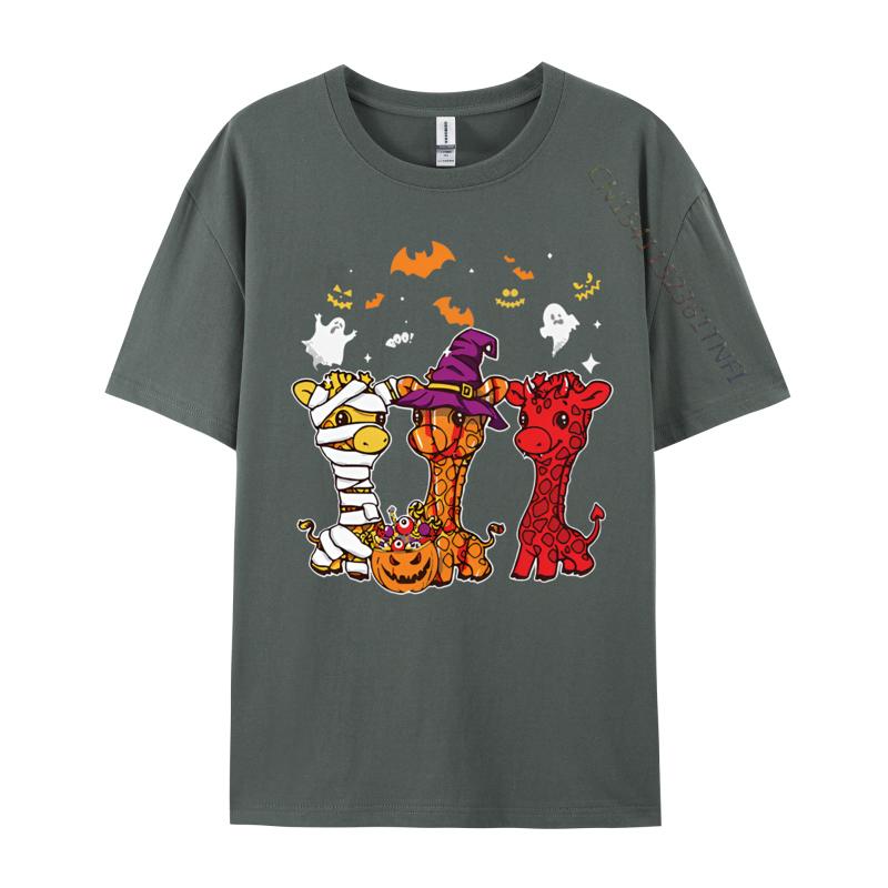 Giraffe Happy Halloween Costume Giraffe Tshirt Graphic Unisex Cotton Tee Tops High Quality 2024 T Shirt