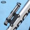 CXWXC Мини ручной насос для шин Макс. 160 PSI Портативный накачиватель клапанов Schrader Presta Алюминиевый сплав Скрытый шланг для велосипеда Велосипедный насос