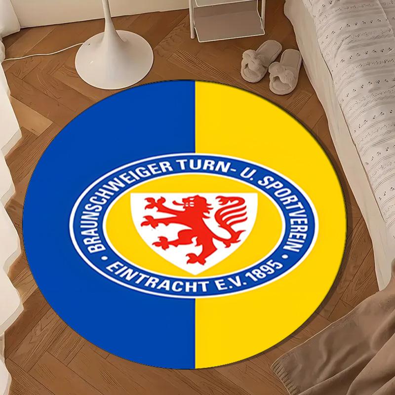 Braunsch-weiger Sports Emblem Round mat Home Decor, Chair rug For livingroom,Bedroom, doormat home decor Birthday Gift Christmas Gifts