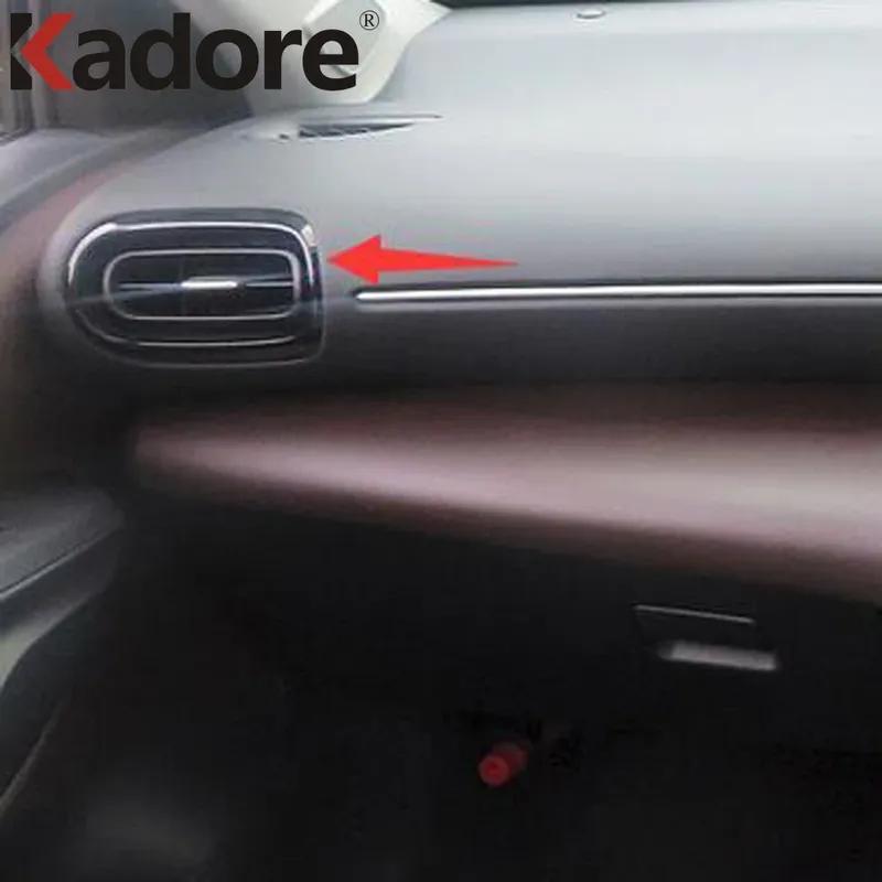 For Toyota Yaris Cross Hybrid Matte Car Front Side Air Condition Vent Outlet Cover Trim Interior Accessories