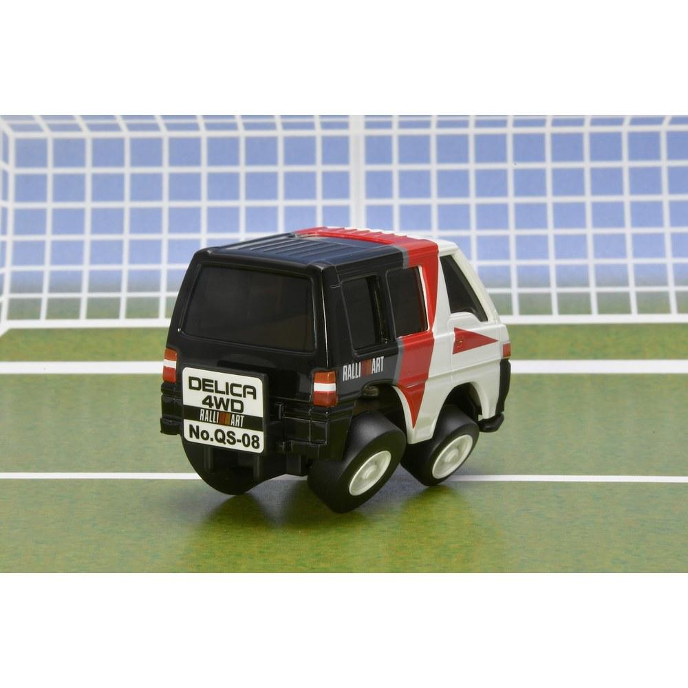 TOMYTEC ChoroQ Q's QS-08b Mitsubishi Delica Starwagon 4WD Rally Art Finished Model