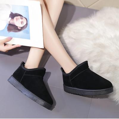 Женские ботильоны на плюшевой подкладке - туфли без шнуровки на платформе. Зимние теплые и удобные женские ботинки.