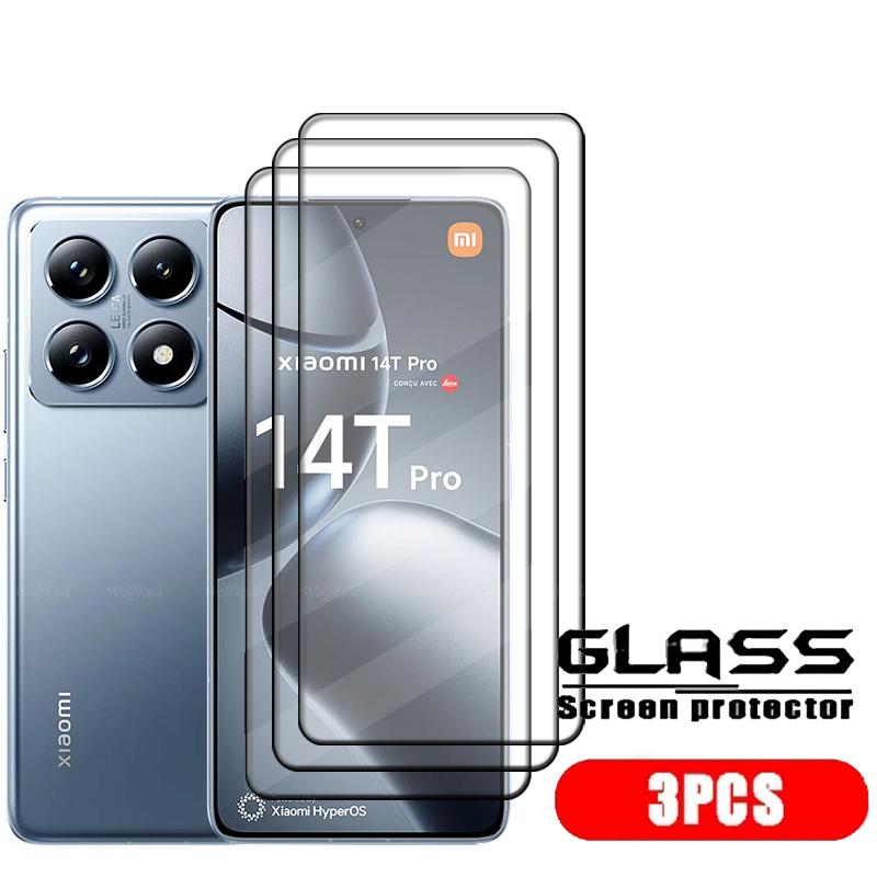 1/2/3/4PCS Full Cover Glass For Xiaomi 14T Pro Glass Xiaomi Mi 14T Pro Screen Protector Full 9H HD Tempered Glass Xiaomi 14T Pro