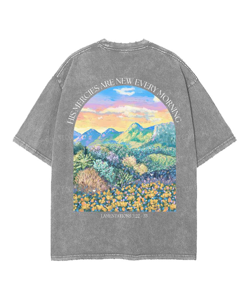 Trendy Art Printed Tshirt Men Women Clothing Summer Short Sleeve ONeck Casual Cotton Tshirt Vintage Washed Oversized Tee Tops