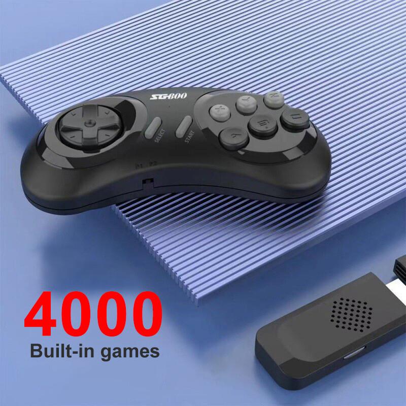 SG800 Ретро игровая приставка HD Game Stick 16Bit Для Sega 4000 игр + Контроллер
