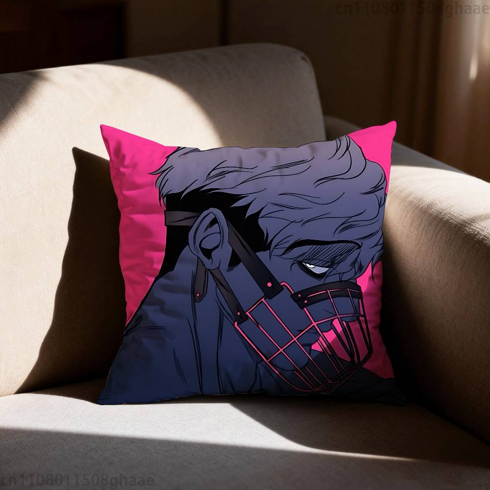 Подушка с принтом Killing Stalking, чехол на подушку для гостиной, дивана, спальни, декорация для дома
