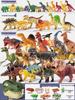 Soft Dinosaur Toys for Kids - Triceratops & Tyrannosaurus Rex Animal Figures Set