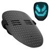 LED Party Face Cover 50 Modes Rechargeable Light Up Transforming Face Cover with Gesture Sensing 5V 