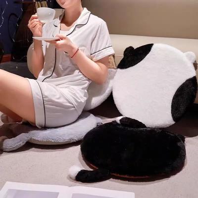 Подушка круглая из пены с памятью в форме кошки - Съемная, моющаяся, с медленным восстановлением, подкладка на сиденье, мягкая подушка для стула для офиса и студенческого общежития