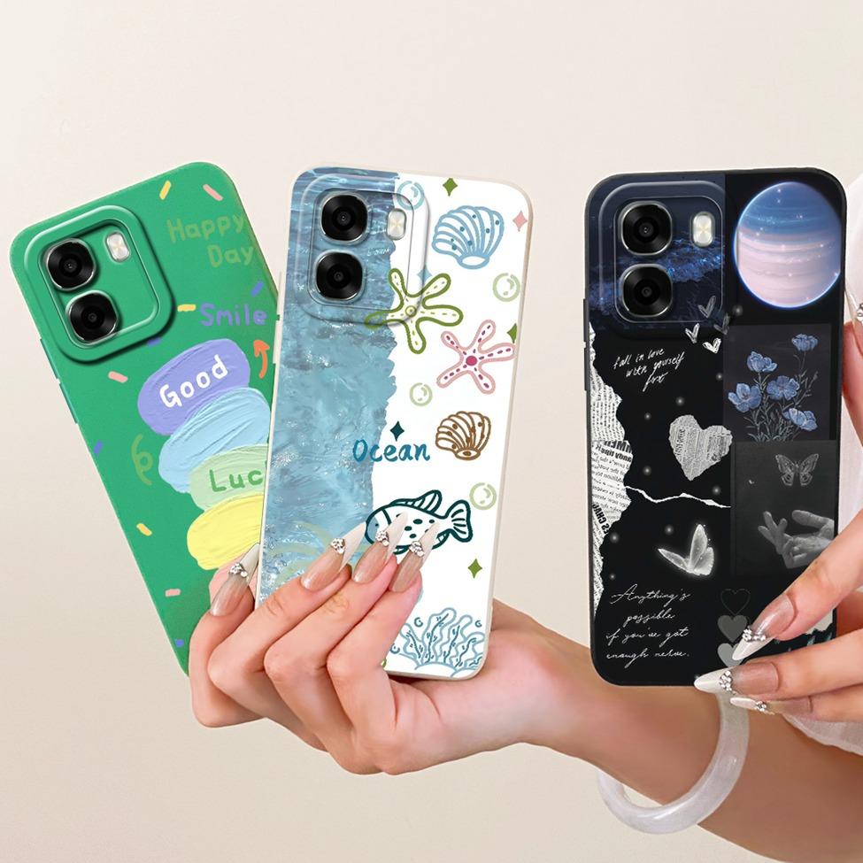 Чехол для Oppo A6 4G CPH2817 5G CPH2831 PLT120 Корпус для Oppo A6 Чехол Роскошный Модный Милый Мультяшный Забавный Расписной Силиконовый Funda