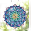 DIY Diamond Painting Clock Kits Colorful Clock Kit 5D Rhinestone Embroidery Mosaic Clock Handmade Mandala Living Room Decoration