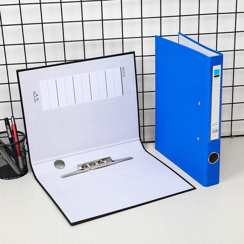 Durable Dual-Hole Quick Clip A4 Cardboard File Folder
