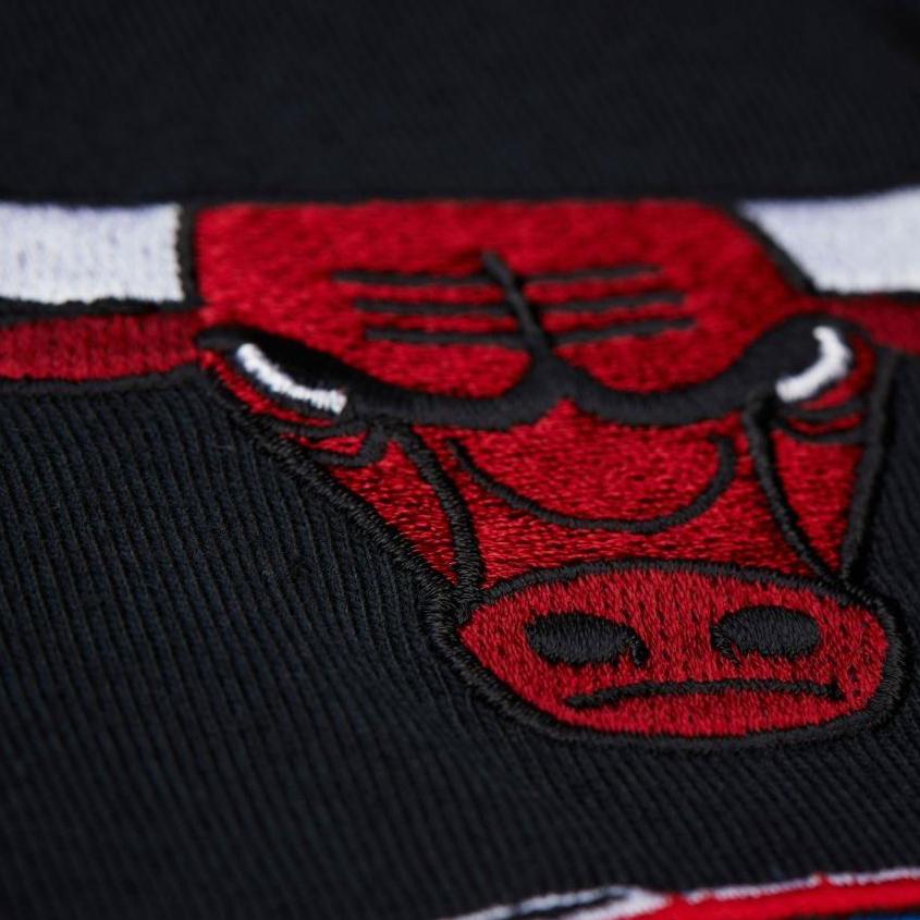 Мужская футболка Mitchell & Ness x NBA 100% Хлопок Черная MN25ATS19A