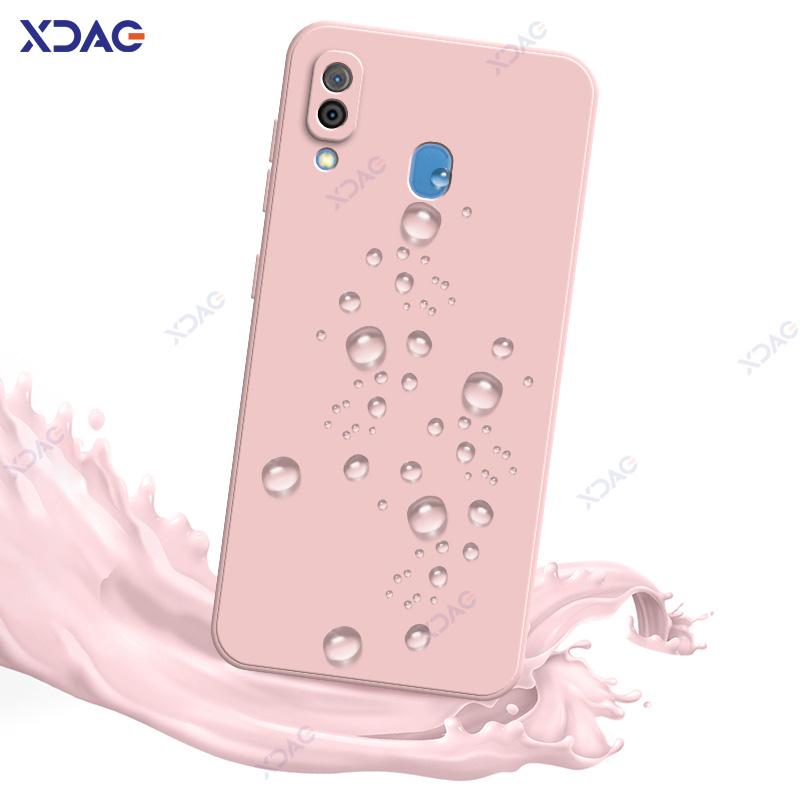 Высококачественный квадратный жидкий силиконовый чехол для Samsung Galaxy A20 A30 M10S 360 Мягкие защитные сумки Противоударный чехол для задней панели телефона
