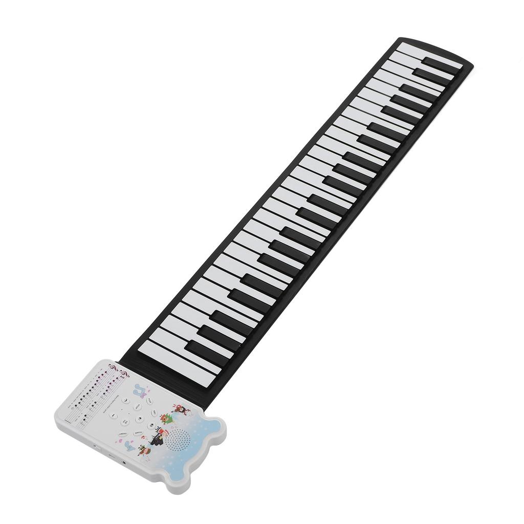 49 клавиш, сворачивающаяся пианино-клавиатура, 8 тонов, портативная перезаряжаемая складная силиконовая электронная клавиатура