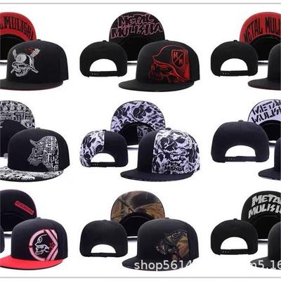 Кепки Snapback Мужские Уличная мода Плоский козырек Бейсболка Кепка от солнца Регулируемая