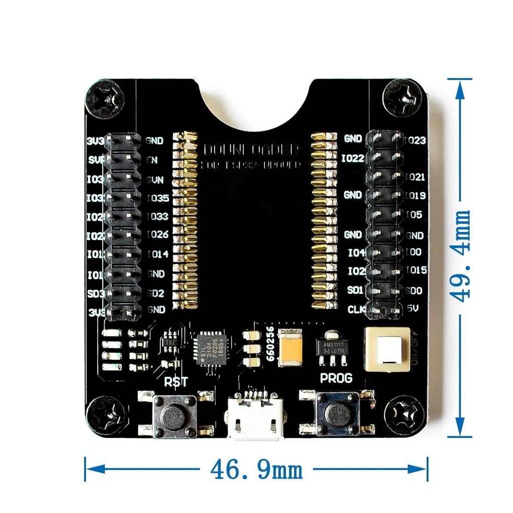 Плата разработки ESP8266 ESP-WROOM-32 ESP32-WROVER Тестовый программатор Разъем Загрузчик для ESP-01 ESP-12F ESP-07S ESP-12S ESP32