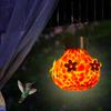 Hummingbird Feeder with Solar Light Water-proof Outdoor Garden Yard Hanging Auto-Lighting Semi-automatic Glass Birds Feeding Device Decoration