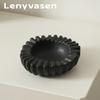 Ceramic Ashtray Geometric Asymmetrical Check Pattern Cigar Ashtray Smoking Accessories Desktop Storage Container Ashtrays