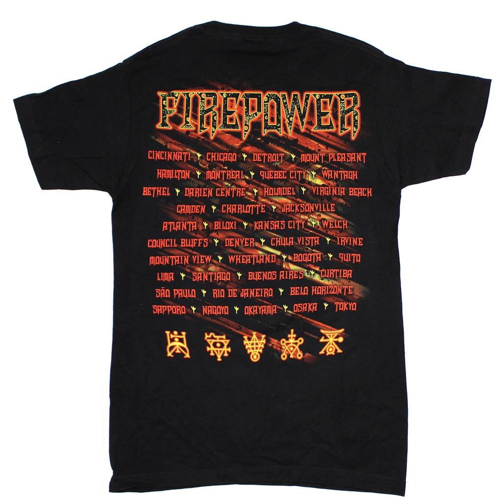 Футболка Judas Priest Fire Power Tour Высококачественная Роскошная Для Мужчин и Женщин Топ Y2k Лето 2026