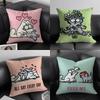 ГОРЯЧИЙ-Мультяшный Чехол для подушки S-Simons-Cat Плюшевая ткань Мягкий С двусторонним принтом Диван Теплый Зимний Дом Подарок Наволочка