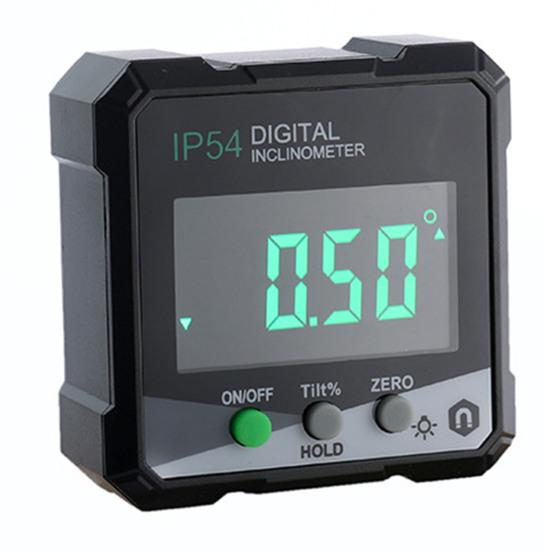 1 комплект, угловой транспортир, магнитный IP54, водонепроницаемый инклинометр с цифровым дисплеем и сумкой для хранения, аксессуары для дома