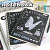 Vintage Notebook Cute Cartoon Cat Puppy Coil Notepad Kawaii Student Scrapbook A5 Horizontal Line Big Journal Back To School