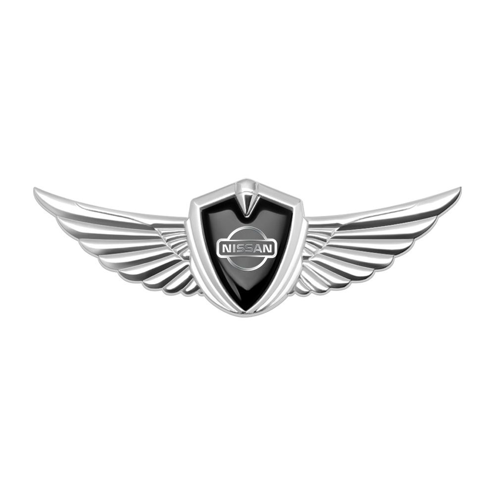 AUK2 Металлическая 3D наклейка Значок автомобиля Стайлинг Крылья Наклейка Для Nissan Juke Qashqai j10 j11 x Trail t32 t31 Tiida Leaf