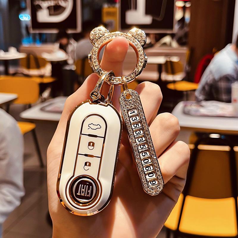 Applicable Fiat500Key Cover BoyueBravoIveco Ousheng Car Key Protection Cover