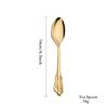 Gold Luxury Dinner Set Western Gold Plated Dinnerware Cutlery 18/10 Stainless Steel Vintage Kitchen Untensile Knife Fork Set