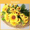 Bouquet Sunflowers Single Artificial Flower For Wedding And Decoration Home