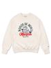 LA MAISON STUDIO Unisex Fun Puppy Skateboards Heavy Terry Sweatshirt Cream (Fce3Ts603M)