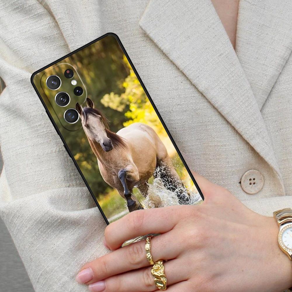 Чехол для телефона с лошадью для Samsung Galaxy S26 Ultra S25 S24 S23 S22 S21 S20 Note10
