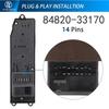 SORGHUM 84820-33170 84820-0K011 Left Right Master Power Window Switch For Toyota Hilux Vigo 2005 Camry Sienna Scion Land Cruiser