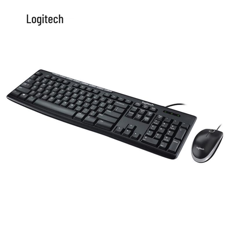 Logitech MK200 Проводной полноразмерный комплект клавиатуры и мыши