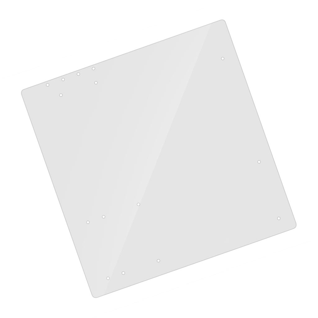 Open Frame Transparent Acrylic Overlock Computer Case DIY Base Stand For M ATX Motherboard