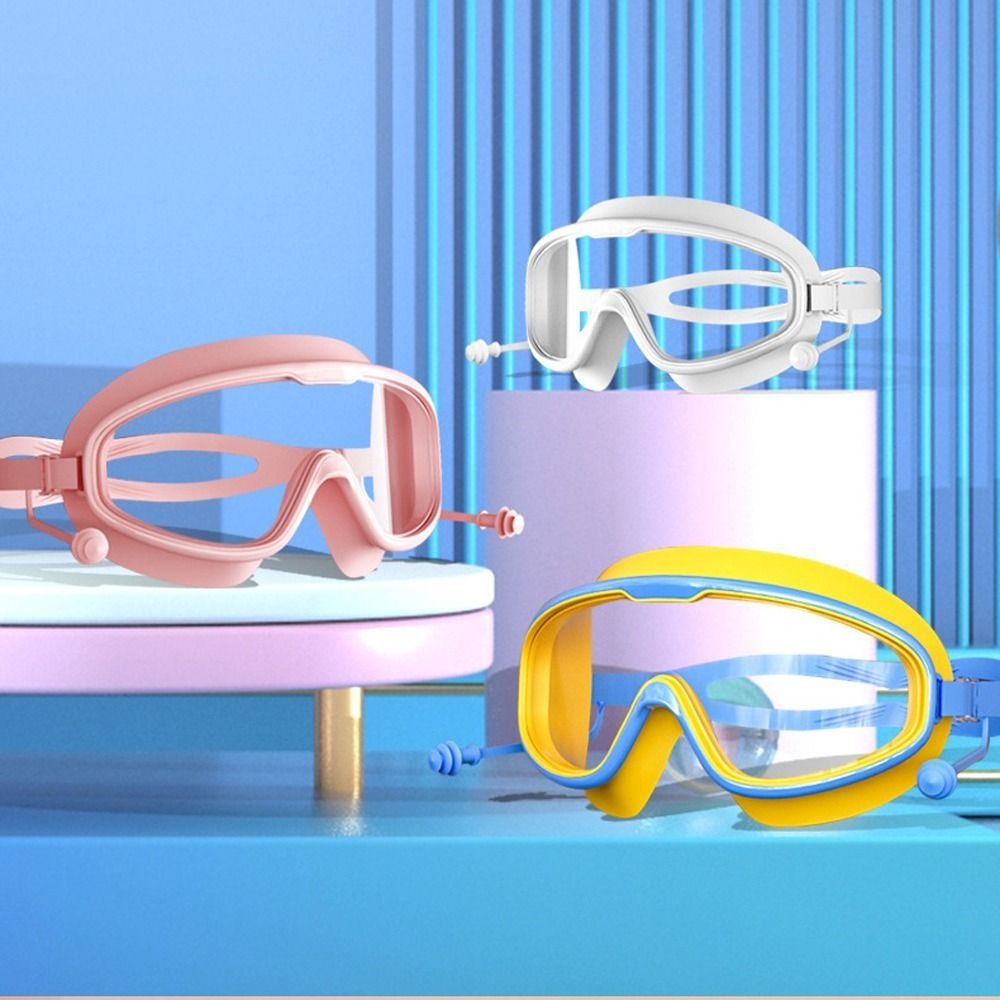 Anti Fog Swim Glasses Wide View Swimming Eyewear Water Sports Swimming Goggles  Kids/Adult