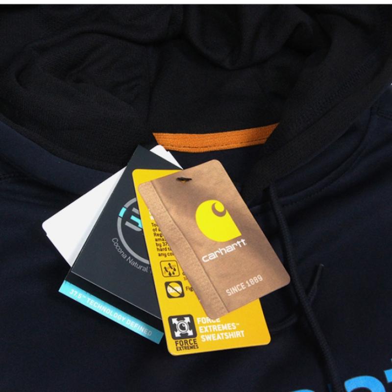 carhartt 102314 Толстовка с капюшоном Force Extreme Graphic, цвет темно-синий 8861 8861