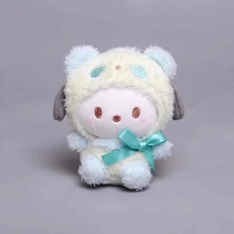 @Милая мини-брелок Sanrio Плюшевая кукла Куроми Брелок Плюшевая Хелло Китти Брелки Синнаморол Подвеска для сумки Игрушка Подарок