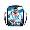 M-Messi Сумка-почтальон через плечо с принтом Сумка на руку Школьные сумки со звездой футбола Сумка для телефона Футбольная спортивная сумка для покупок Лучший подарок