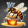 Queen Bee Honey Bee Art Car Sticker Waterproof Vinyl Decal on Bumper Rear Window Laptop Self-adhesive Decal Car Accessories Y169