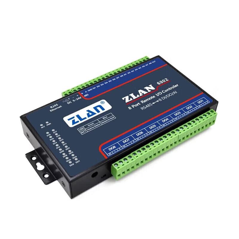 ZLAN 8-Channel Industrial Remote I/O Controller