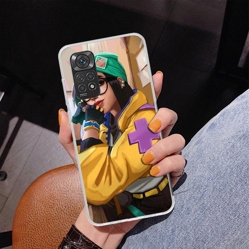 Valorant Killjoy Phone Case For Xiaomi Redmi Note 15 14 13 12S 12 11 Pro Plus 14S 11S 11E 10 10S 11T 5G Personalized Cover Redmi