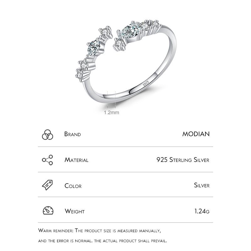 New 925 Sterling Silver Minimalist Clear Zirconia Stackable Ring For Women Anniversary Wedding Band Simple Fine Jewelry