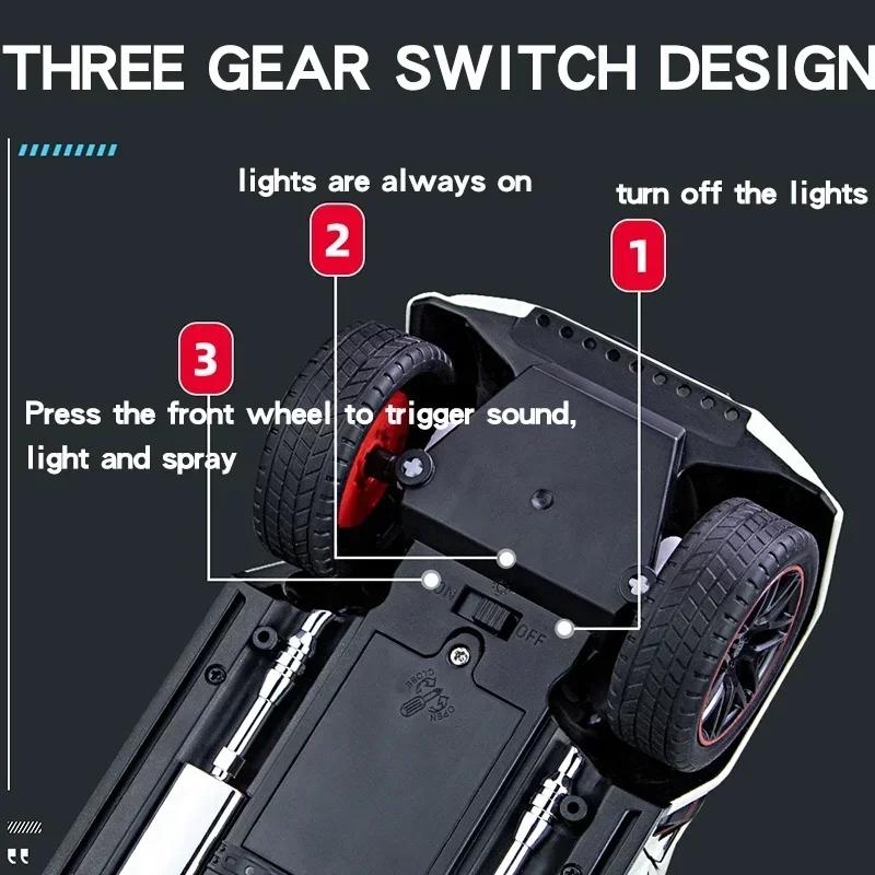 1/18 Large G800 SUV Off-road Alloy Model Car Sprayable Toy Car Diecast Vehicle Model Toy Sound Light CarBirthday Gift For Kids